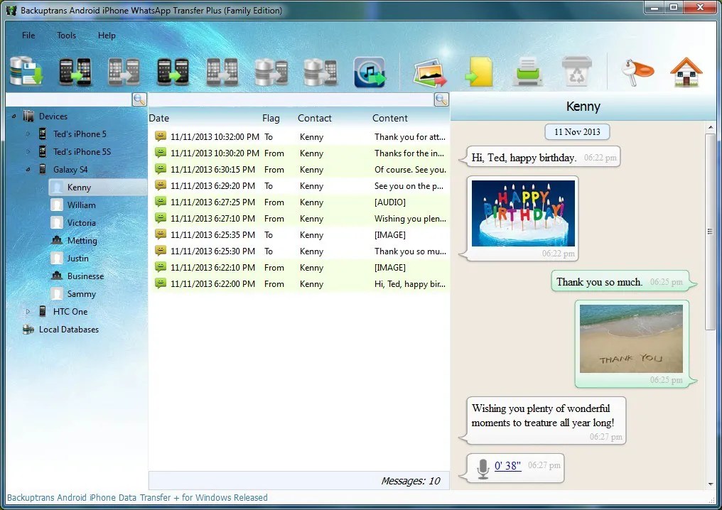 Backuptrans Android iPhone WhatsApp Transfer + 3.2.41.0 Download Descargar Cópia de segurança